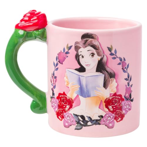 Silver Buffalo Disney Beauty and the Beast, 3D Sculpted Mug, 20 oz