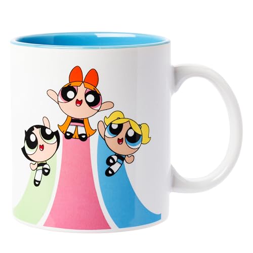 Silver Buffalo Powerpuff Girls “We Got Your Back” Ceramic Mug Featuring Blossom, Bubbles, and Buttercup, 20 oz