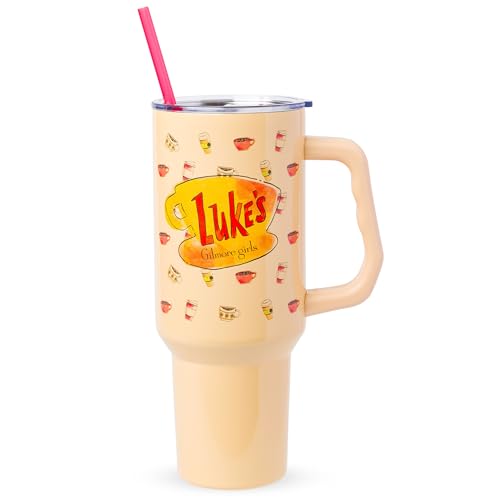 Silver Buffalo Gilmore Girls Luke's Diner Stainless Steel Tumbler, 40 oz