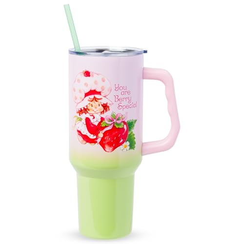Silver Buffalo Strawberry Shortcake Berry Special Ombre Tumbler, 40 oz