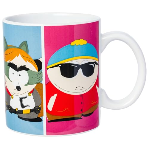 Silver Buffalo South Park Eric Cartman Poses, Ceramic Mug, 20 oz