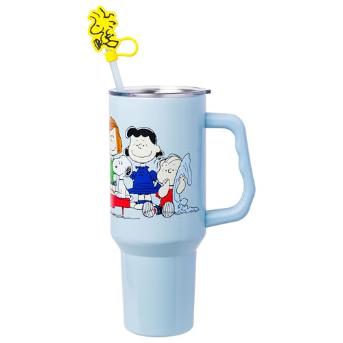 Silver Buffalo Peanuts Gang, Stainless Steel Tumbler, 40 oz