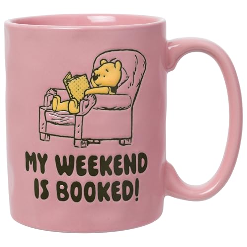 Silver Buffalo Disney Winnie the Pooh My Weekend Is Booked Mug, 17 oz