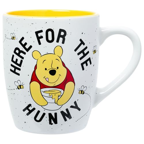 Silver Buffalo Disney Winnie the Pooh Here for the Hunny Honey Jumbo Ceramic Mug, 25 oz