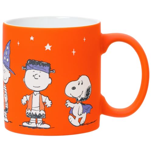 Silver Buffalo Peanuts Halloween Boo Crew Soft Touch 20 oz Ceramic Mug
