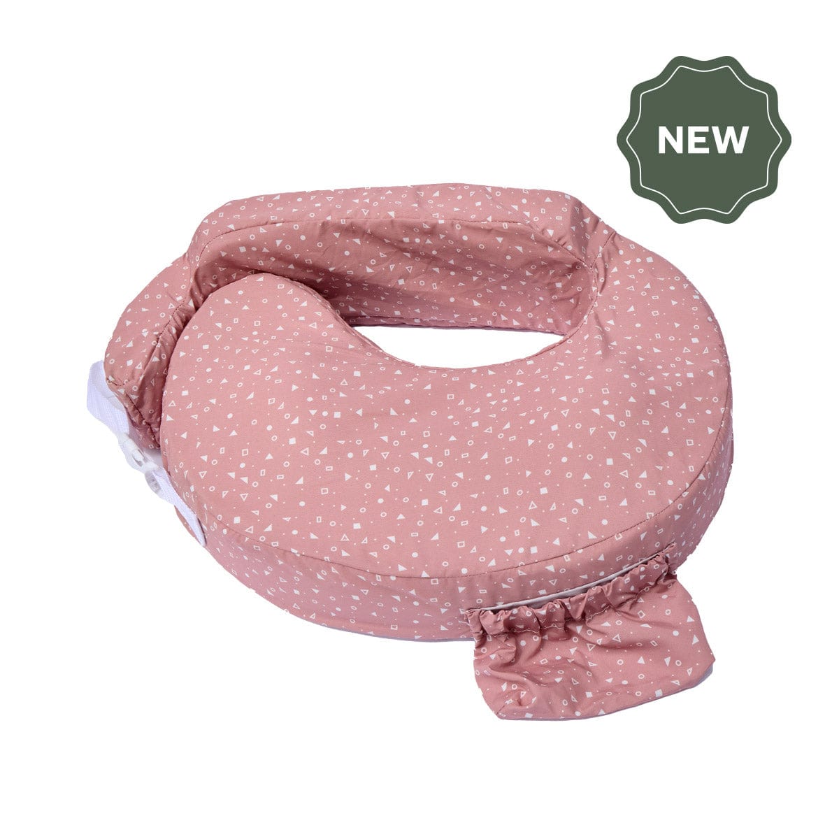 My Brest Friend Original Nursing Pillow - Dusty Rose Geo