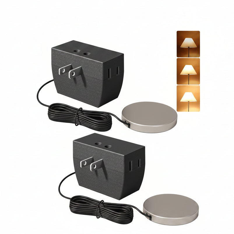DEWENWILS 3-Level Touch Dimmer Switches, Black, 2-Pack