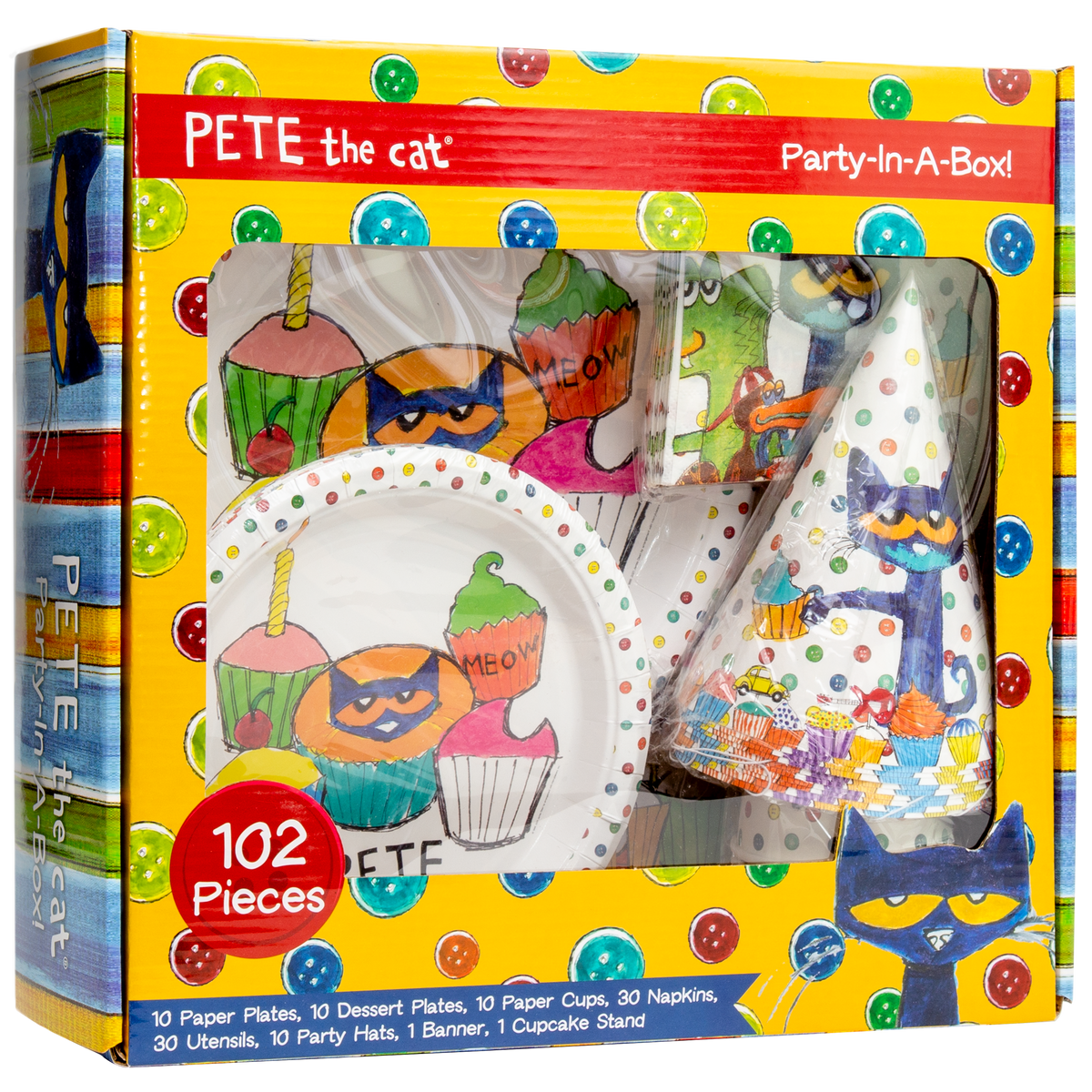 Mighty Mojo Toys Pete the Cat Party in a Box!