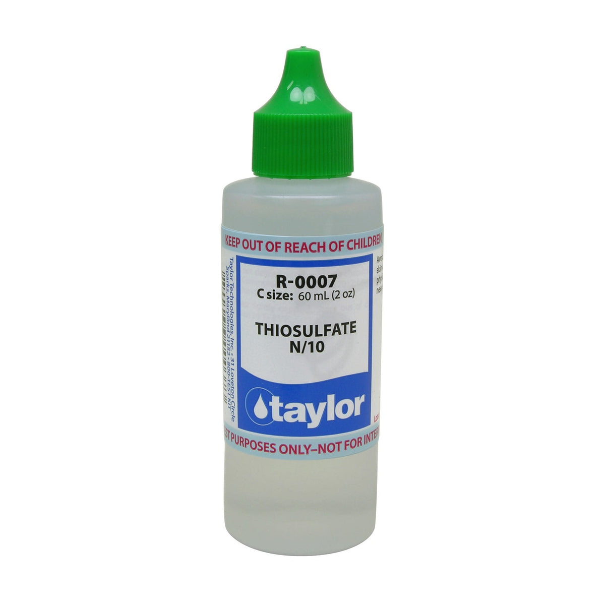 Taylor Technologies Thiosulfate N/10 Reagent #7, 2 oz