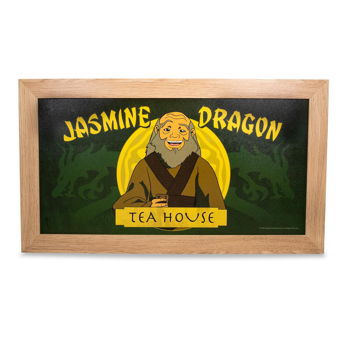 Silver Buffalo Avatar Jasmine Dragon Tea House Framed Wall Art