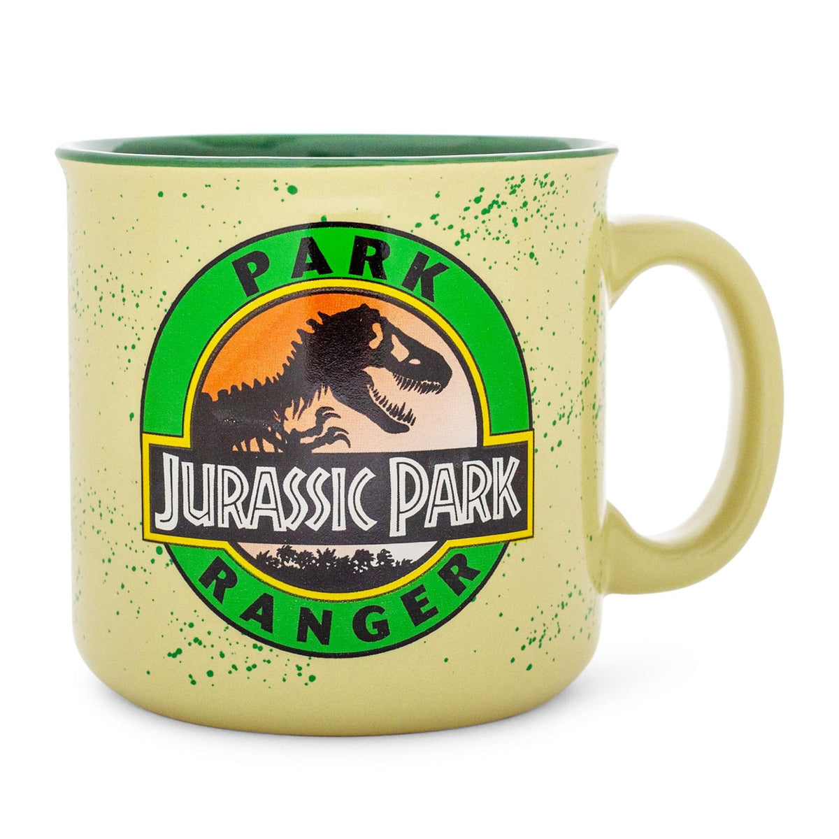 Silver Buffalo Jurassic Park Park Ranger Ceramic Camper Mug, 20 oz