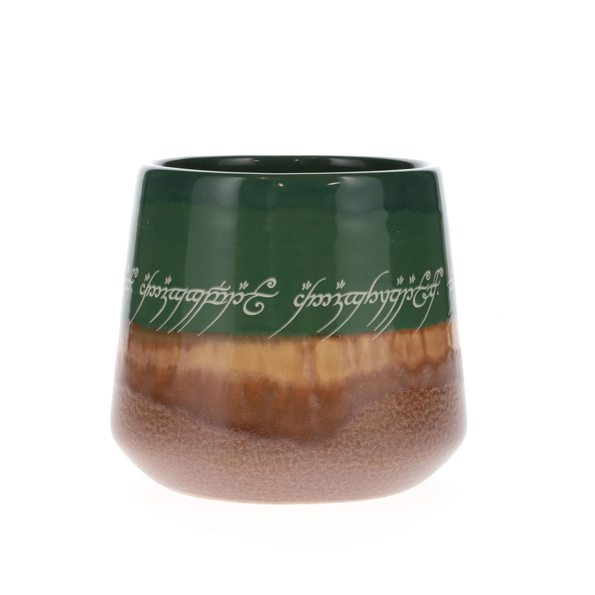 Silver Buffalo The Lord of the Rings Elven Text Reactive Glaze Pottery Mug, 14 oz — alternate view