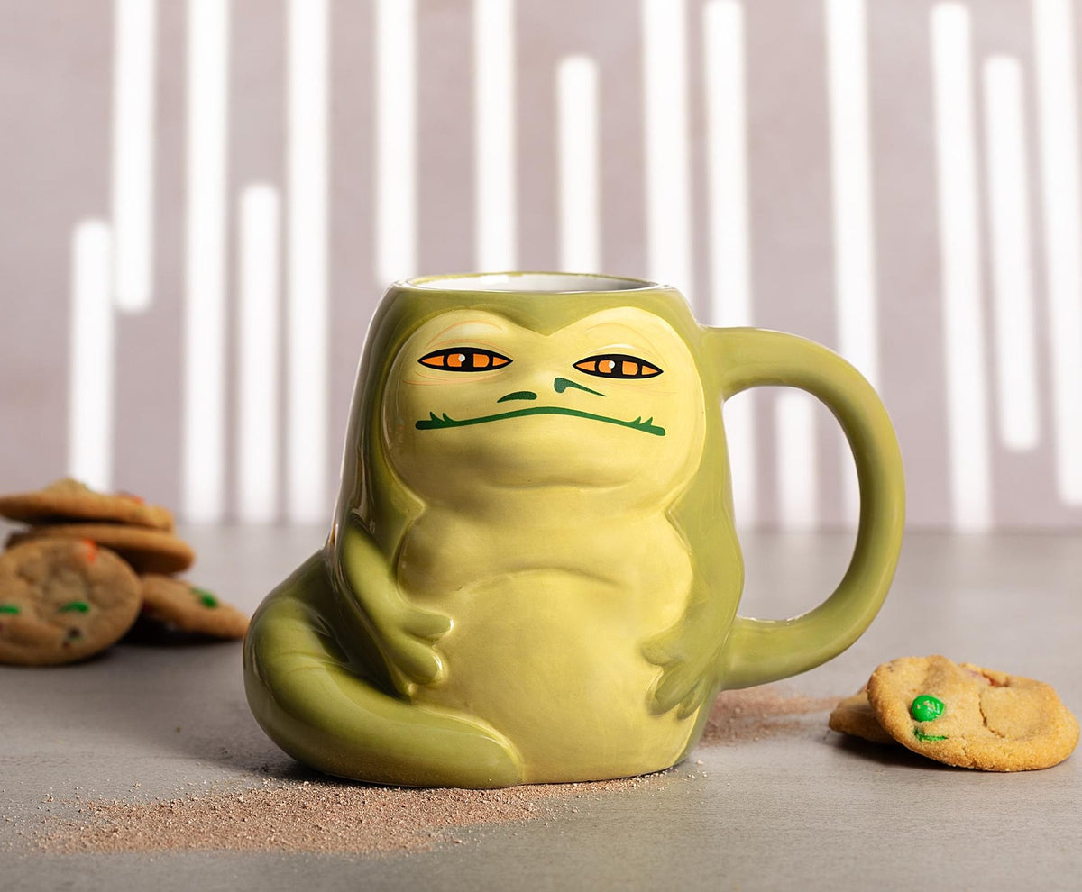 Silver Buffalo Star Wars Jabba the Hutt, 3D Sculpted Mug, 20 oz — alternate view