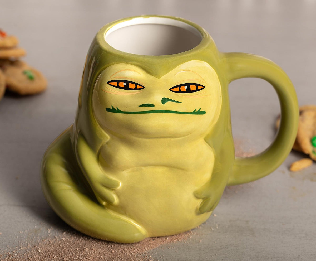Silver Buffalo Star Wars Jabba the Hutt, 3D Sculpted Mug, 20 oz — alternate view
