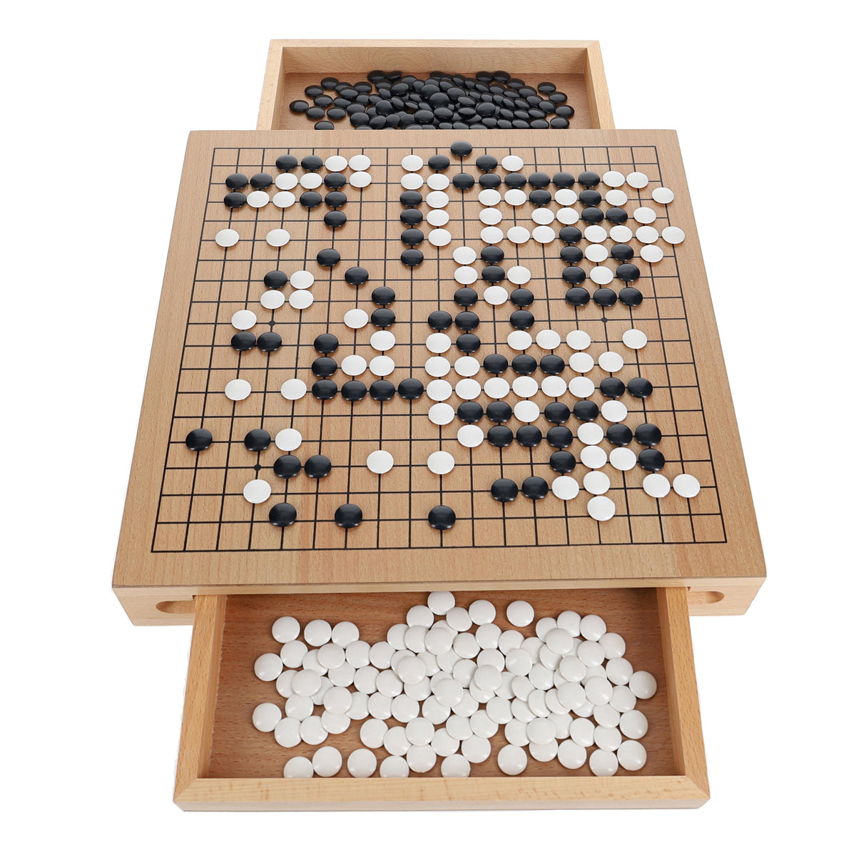 WE Games Wood GO Set -12 in.