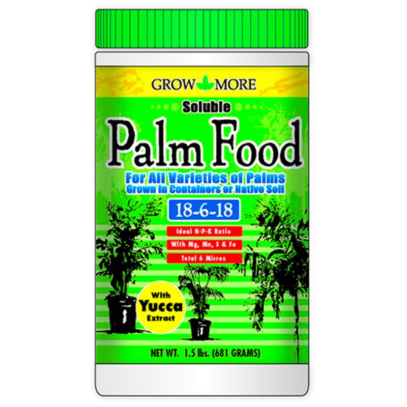 Grow More Soluble Palm Food 15-5-15, 1.5 lb