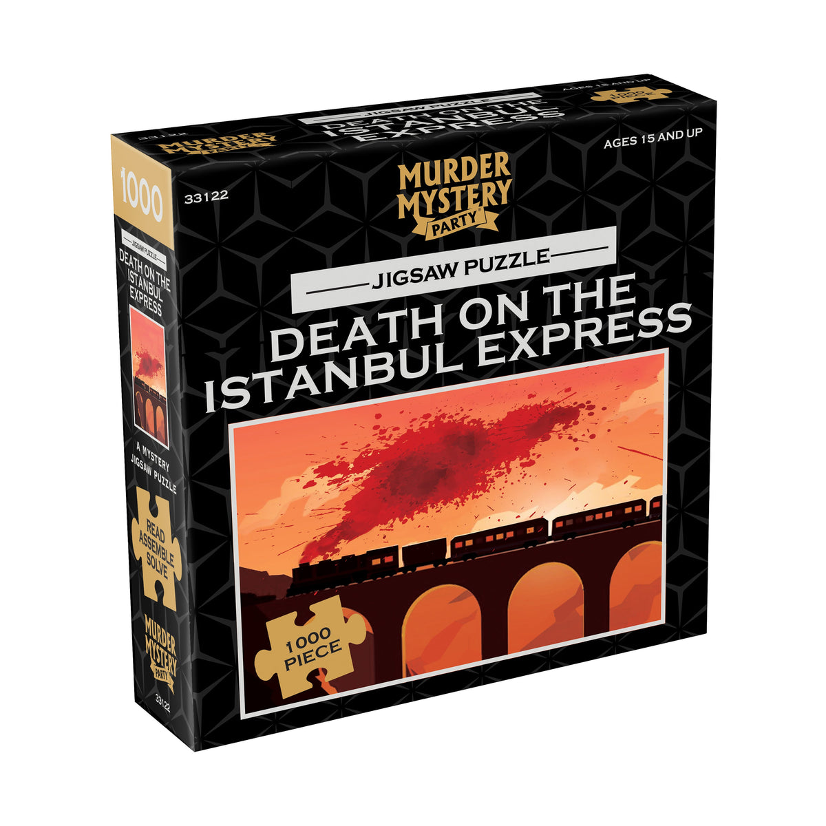 BePuzzled Death on the Istanbul Express Classic Mystery Jigsaw Puzzle: 1000 Pcs